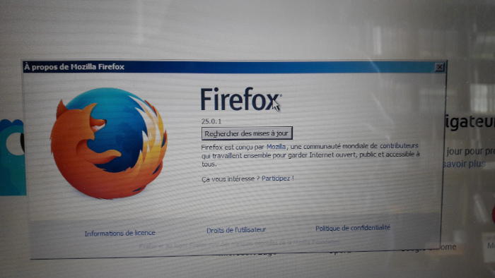 firefox version 25.0.1