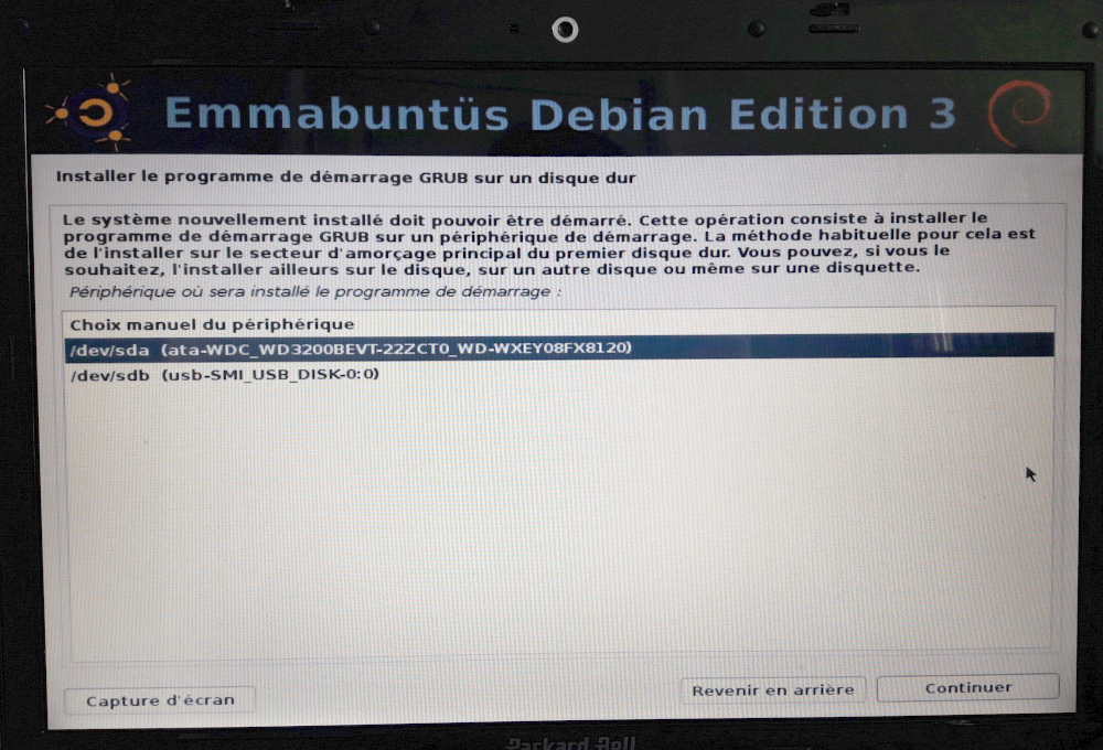 installer le programme de démarrage
