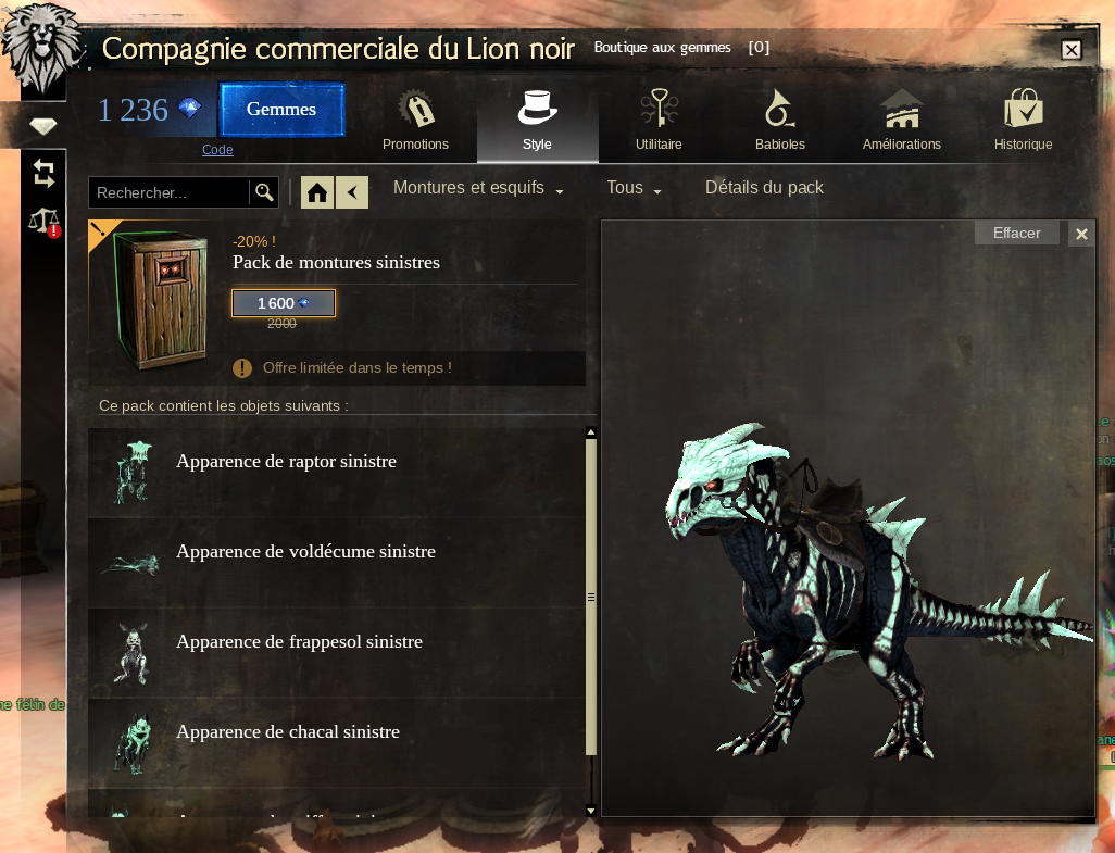 Un raptor sinistre