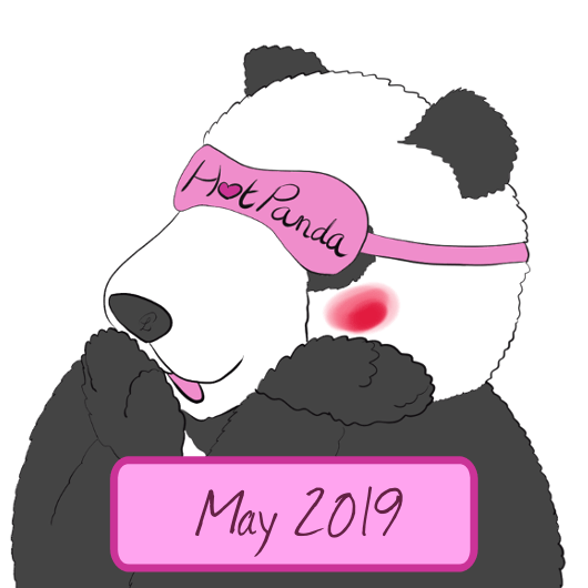 HotPanda 26, may 2019 : the whip. Moustache the panda is blushing