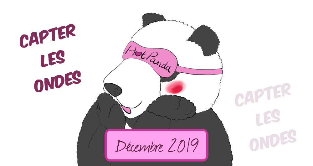dessin panda qui fait huhu pour illustrer "HotPanda n°22 décembre 2019 : capter les ondes"
