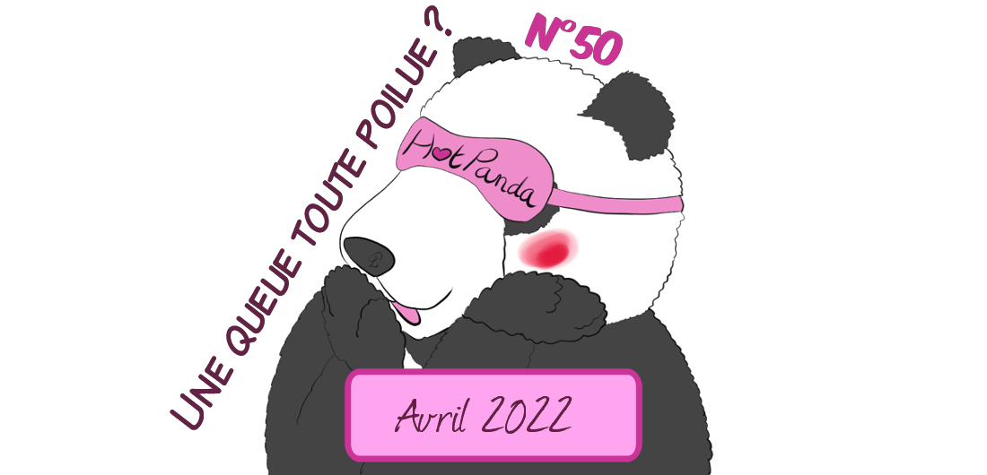 Episode 50 des HotPandas avec un panda qui fait "huhu", nommé "une queue toute poilue ?"