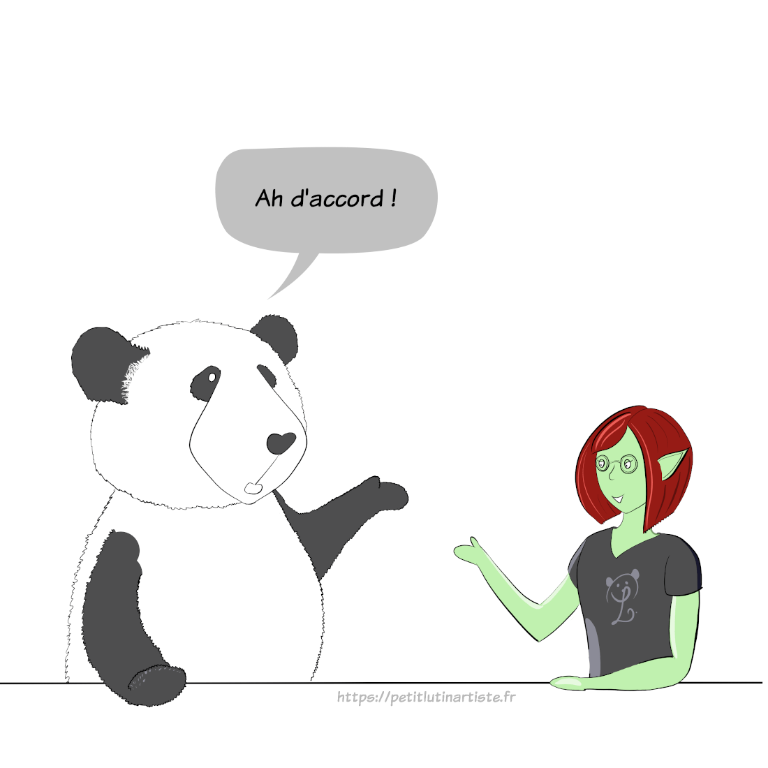 HotPanda intitulé "les coûts irrécupérables en zététique" : "Ah d'accord", dit Moustache, étonné.