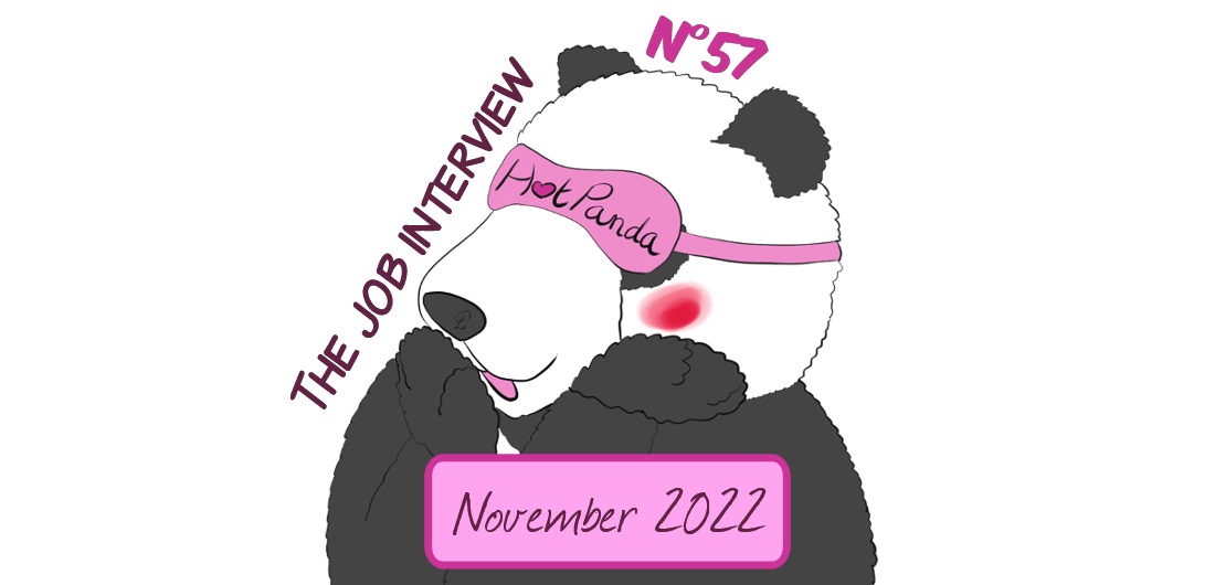 a blushing panda
