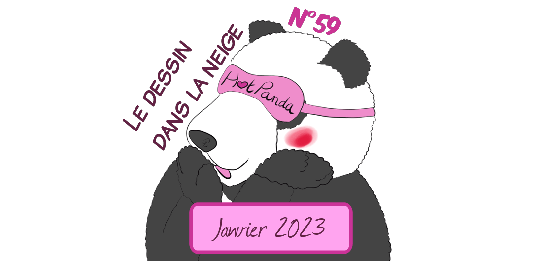 bannière des HotPandas avec Moustache le panda qui rougit