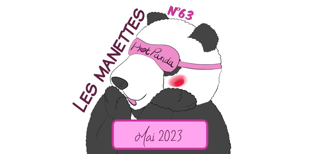 bannière des HotPandas, Moustache qui rougit en faisant huhu