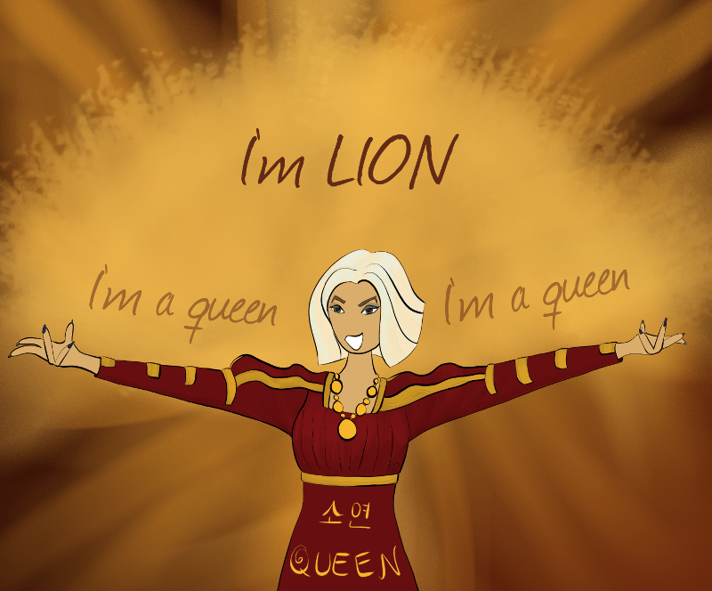 Illustration représentant Soyeon, chanteuse de (G)-idle