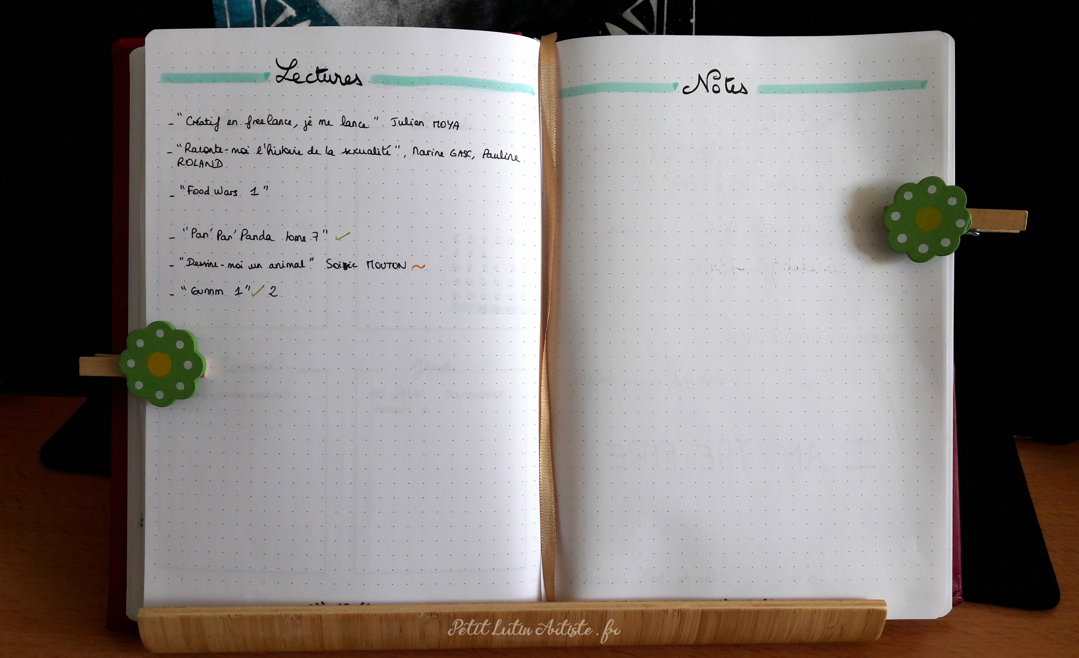 Belette Journal, mon bullet journal de février 2019 - découvertes lectures et notes