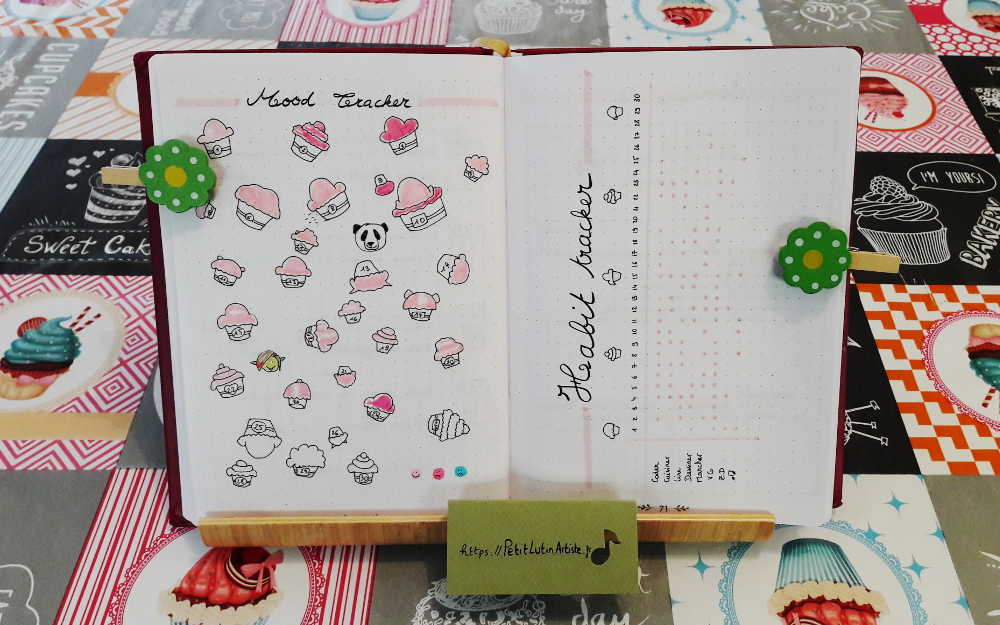 Belette Journal, mon bullet journal d'avril 2019 - mood tracker et habit tracker