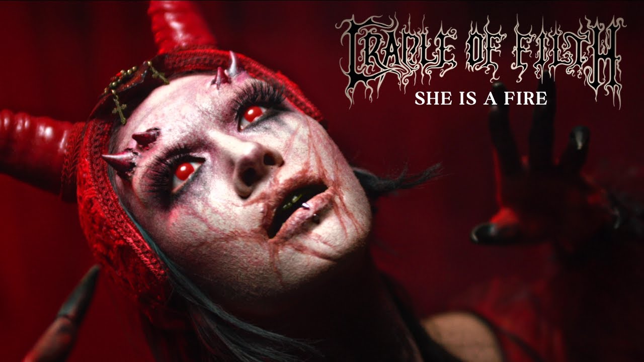 video clip preview of de She Is a Fire by Cradle of Filth